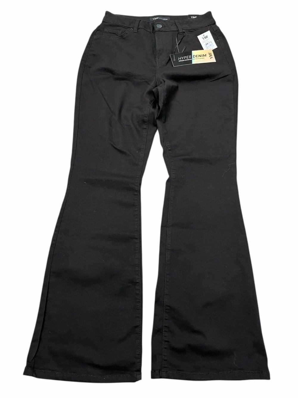 YMI Black High-Rise Flare Jeans